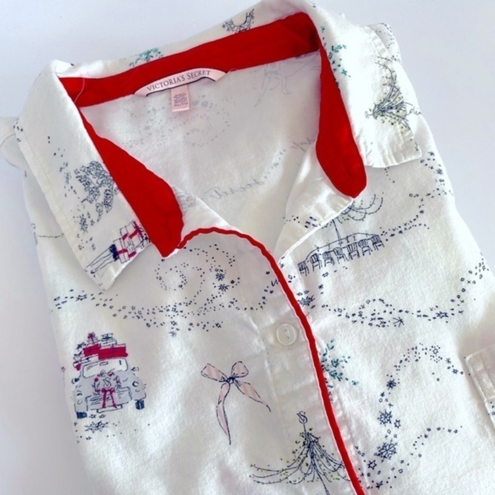 Victoria's Secret Button Down Collared Sleepshirt… - image 3